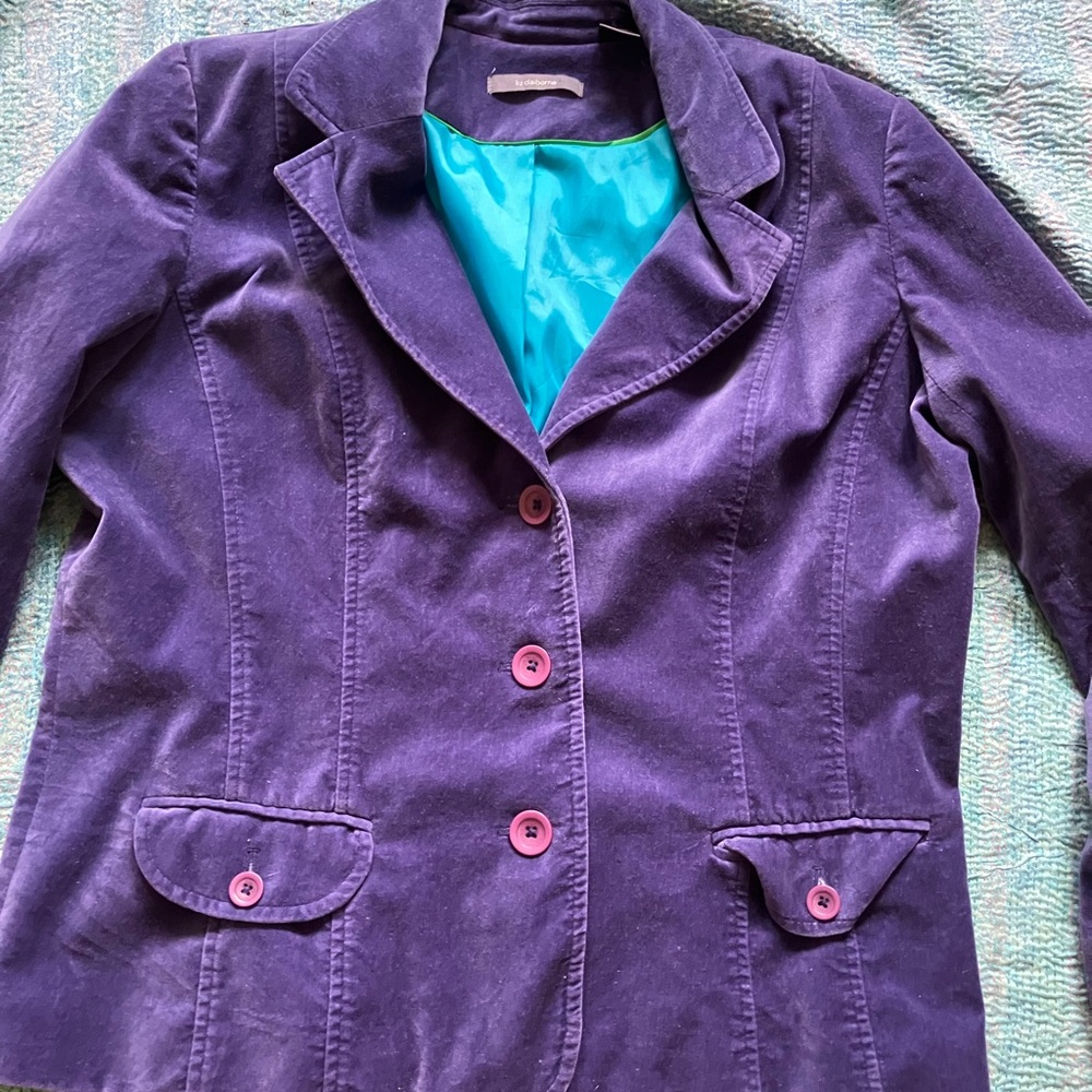 Purple Velvet Jacket